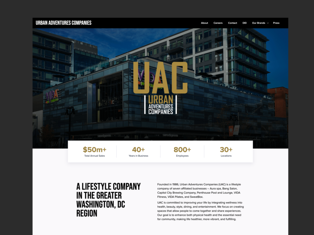 Urban Adventures Home Page